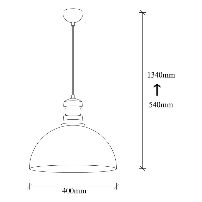 Excalibur 1 - Light Dome Pendant