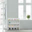 Range-chaussures en bois et en plastique