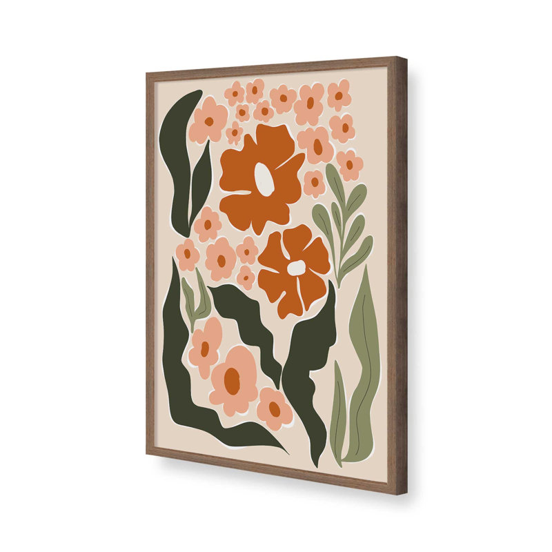 «Tropical Wonder» par Garima Dhawan, reproduction d'art, Brun, H 32 po x l 24 po