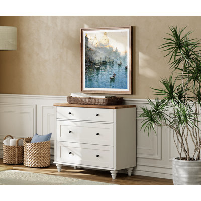 Commode 3 tiroirs l 33,9 po Scarlett