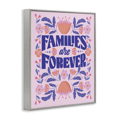 «Floral Familles Are Forever», estampe numérique, conception de Muffin Grayson