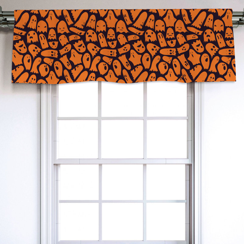 Sateen Ruffled Window Valance