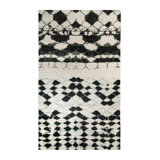 Moroccan Hand Knotted Wool Area Rug