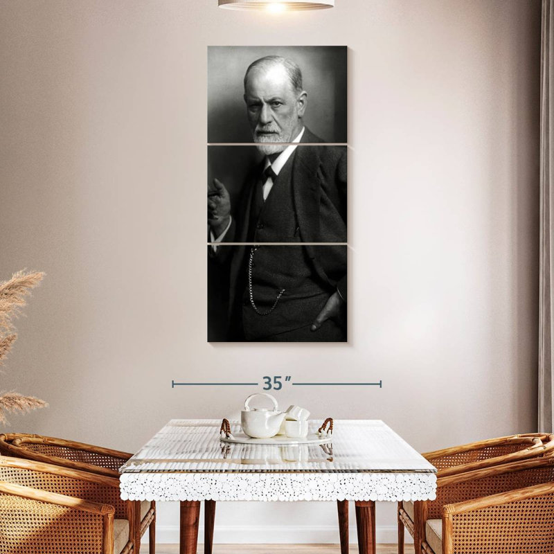 Portrait de Freud, H 27 po x l 12 po