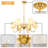 Heredio Dimmable Chandelier-238413818