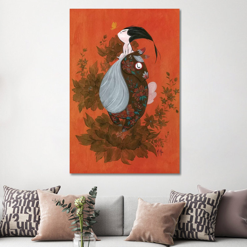 Wild Heart by Martin Hsu - Painting on Canvas, Wrapped Canvas, 152.5 cm H x 101.5 cm W x 3.175 cm D