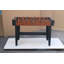 Table de soccer autoportante 48 po avec tiges en acier et porte-gobelets, table de jeu d'intérieur grain de bois