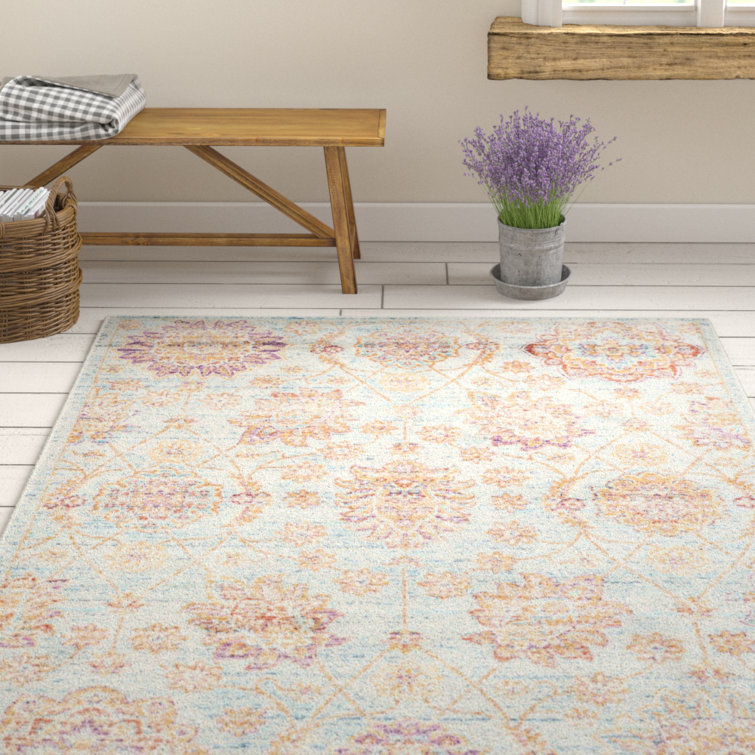 Beausejour Sevilla Viscose Oriental Rug in Blue