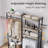 Laundry Room Organization And Storage, 5 Tier Wood Over The Washer And Dryer Storage Shelf With Drying Clothes Racks-114653027-114653028