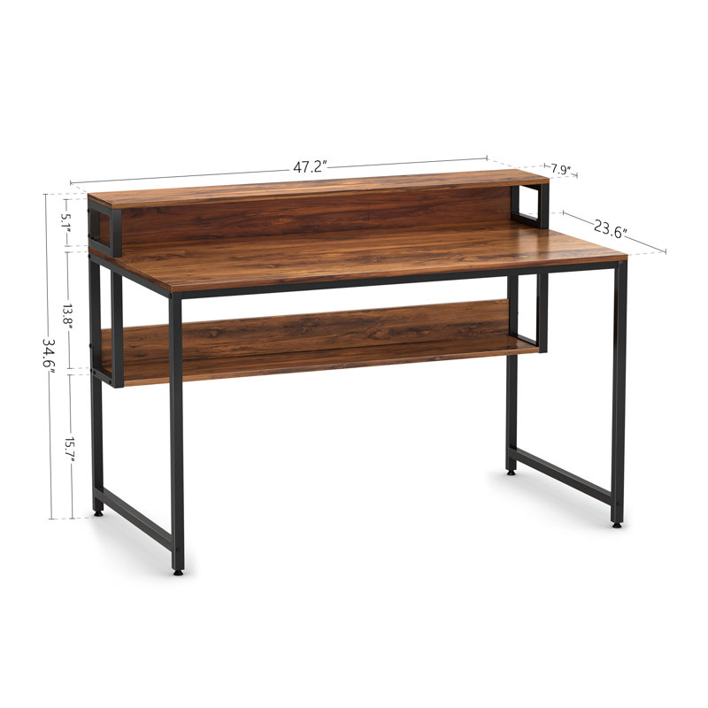 17 Stories Kulu 47.2'' Desk & Reviews | Wayfair