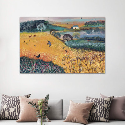 Harvest Home by Jo Grundy - Wrapped Canvas Print