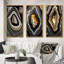 Ensemble d'imprimés 3 pièces - Agate dorée noire Glam Serenity I-551189587-551189577