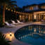 37 - Bulb 1200 in. Outdoor Plug-in LED String Lights