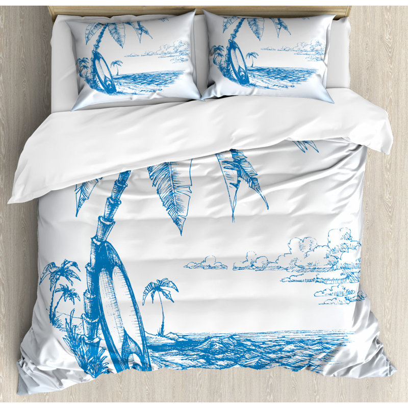Coastal Polyester Duvet Cover