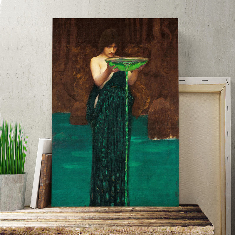 John William Waterhouse - Wrapped Canvas Painting, 100cm H x 70cm W