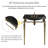 28" Bathroom Console Sink, Freestanding Wall Mounted Single Bathroom Vanities Set With 3 Tap Holes & Towel Bar-401477726-401477727