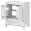 Meuble-lavabo multifonctionnel avec portes et tiroir 30 po-2124120636