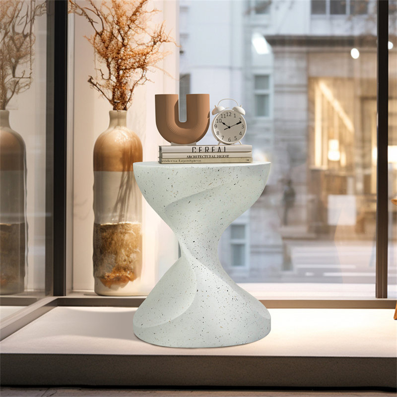 Athanase Drum End Table