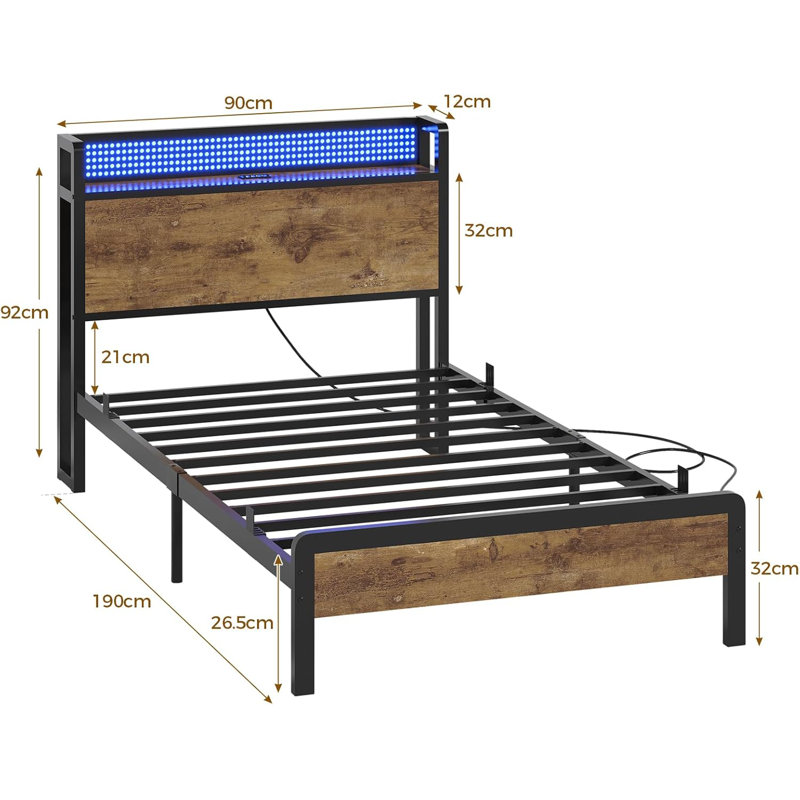 Storage Bed, Single (3')