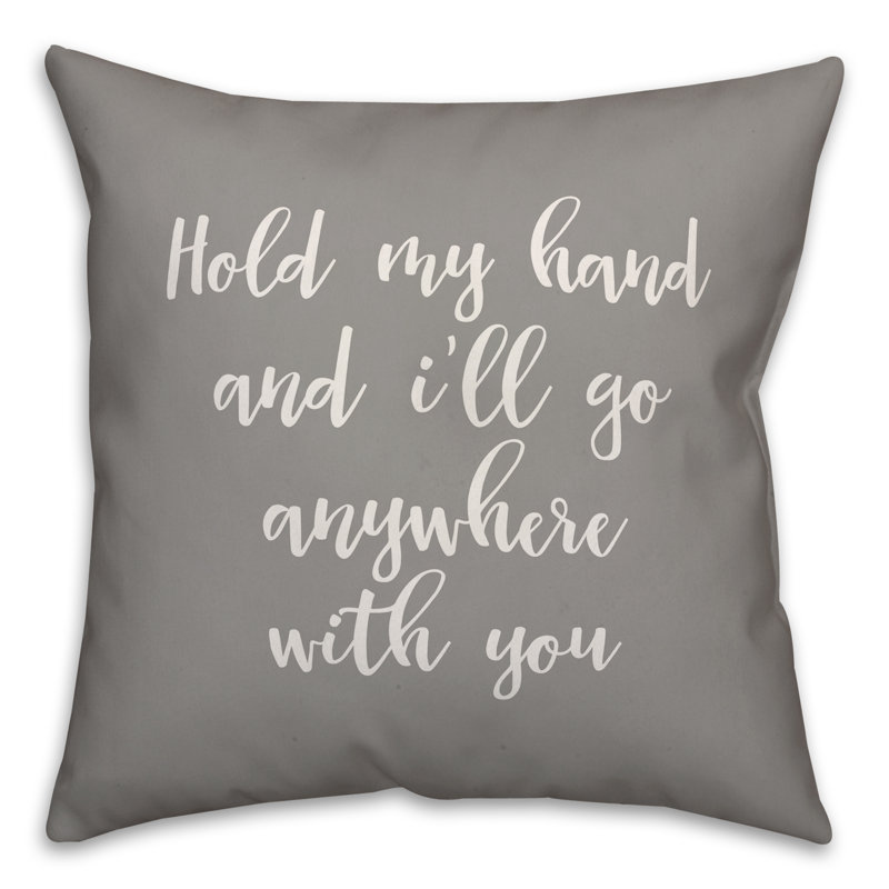  Coussin Hold, Gris, Coussin et housse de coussin