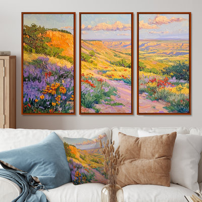 «Palo Duro Canyon Texas - Texas», ensemble de reproductions d'art mural