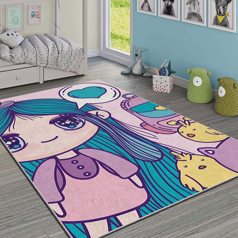 Tapis luxueux (4 pi x 6 pi), 100% polyester, 740 g / m² | Éponge stratifiée antidérapante pour le confort | Antibactérien, facile à nettoyer, lavable à la machine à 86 ° F | Parfait pour le salon et la chambre à coucher