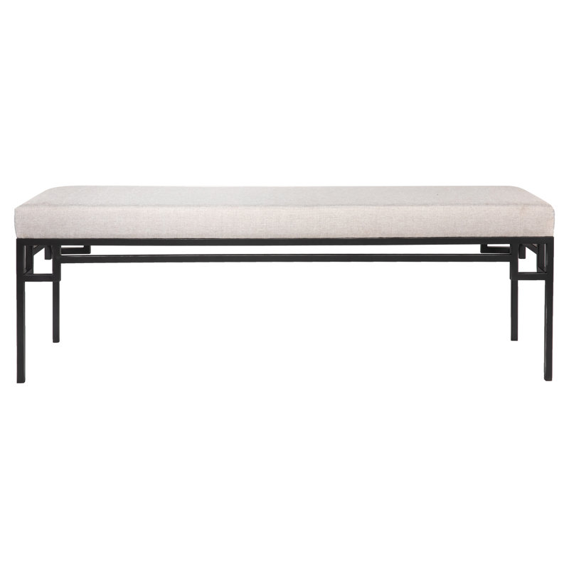 Jackson Metal Bench, Flat Black