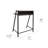 Solid Wood Top Writing Desk