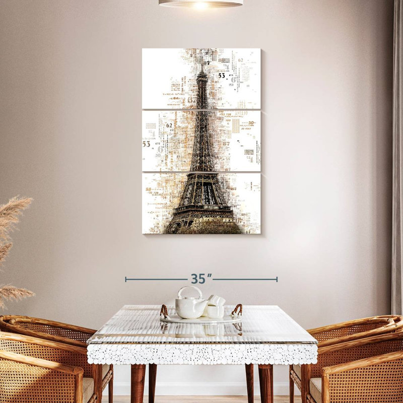Lilie Paris Eiffel, 45" H x 28" W