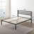 Modernista Classic 14" Metal Platform Bed-1293616810