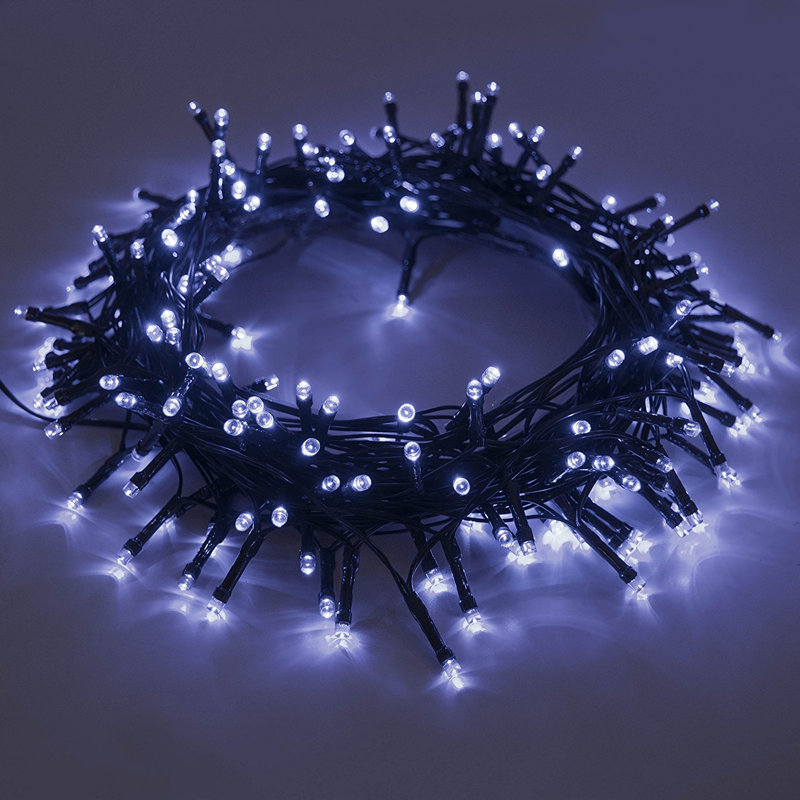 Éclairage pour chaîne solaire 105 lumières fêtes, Blanc