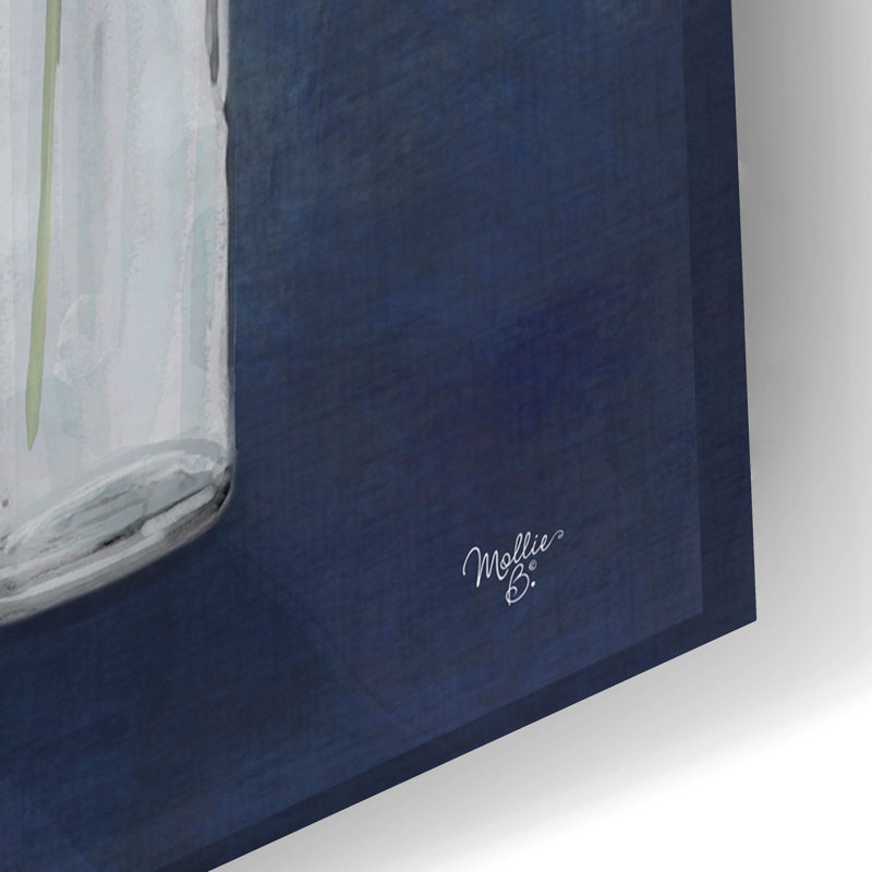  «Daisies In A Row» par Mollie B., art mural en verre acrylique, 24 po x 16 po, H 16 po x l 24 po