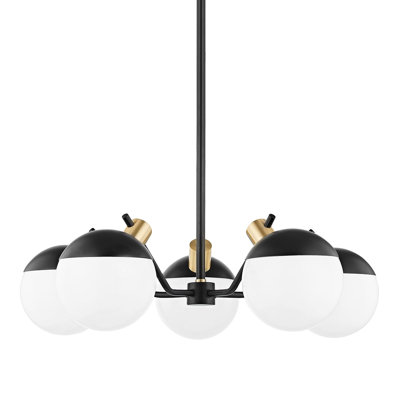 Lustre sphérique Spoutnik à 5 lumières Miranda