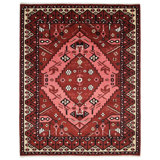 Sahara Oriental Area Rug in Red/Brown/Black/Beige