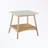 Square End Table with open buttom shelf