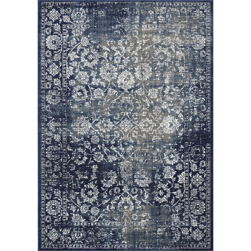 Raashid Floral Indoor Rug, Rectangle 3'3" x 5'3"