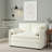 Oversized Chenille Loveseat Sofa, Oversized 2-Seater Small Cloud Couch, Modern Comfy Deep Seat Love Seat For Living Room Bedroom Office Apartment,DIY Combination,Chenille,Beige-1593543100