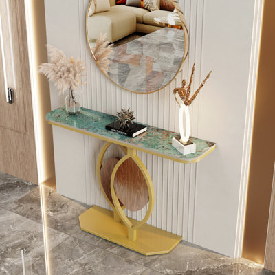 Alver 120cm Marble Top Console Table