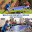 Table de ping-pong portative 8 pi avec mode de lecture et roues, ensemble de jeu professionnel intérieur / extérieur avec filet à raquettes-135240187