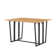 Extendable Metal Base Dining Table