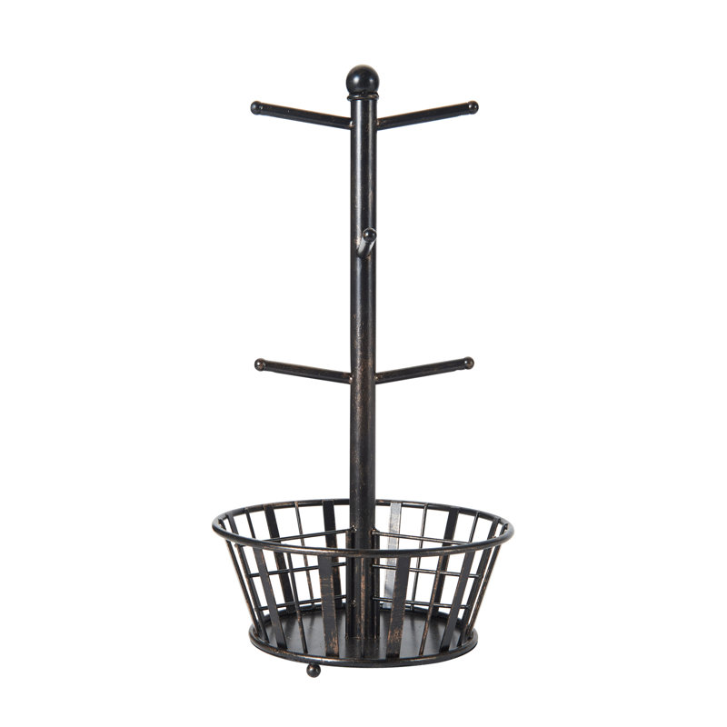 Arbre à fleurs avec panier de rangement Gourmet Basics par Mikasa
