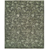 Hand Knotted Wool Gray Area Rug