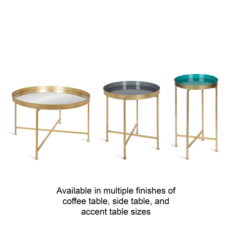 Table de bout Ekta, Gris, H 22 po x l 18,25 po, Gris
