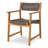 Cancun Wicker Premium All-Weather Wicker Outdoor Dining Armchair