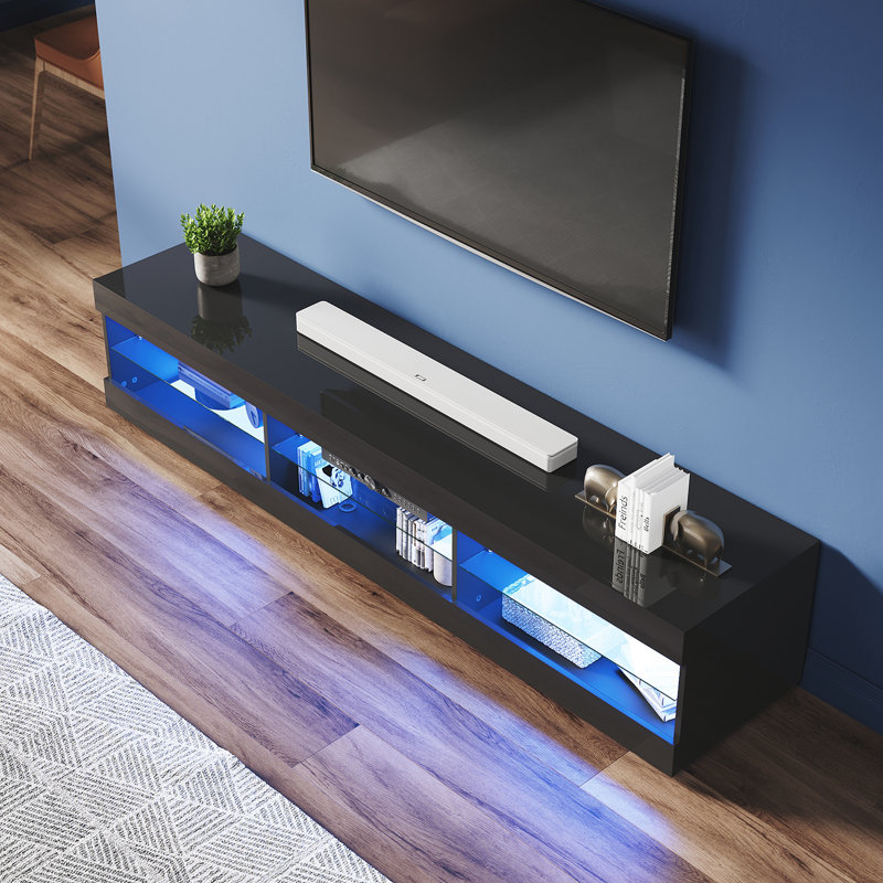 Ajayceon TV Stand for TVs up to 60", Black