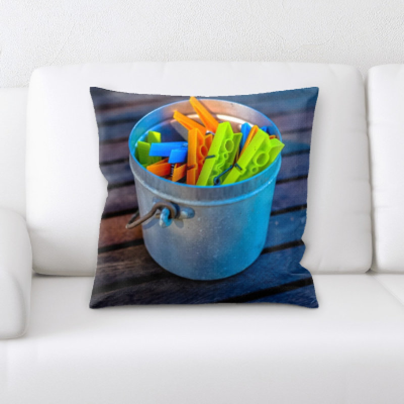 Microsuede Throw Pillow