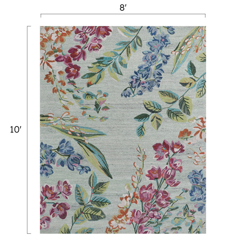 Global Recycled Standard Chelsea Hand-Tufted Recycled Polyester Indoor/Outdoor Area Rug, Rectangle 8' x 10'