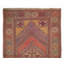 Tapis vintage rétro village turc, tapis en laine noué à la main unique