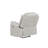 Challenger Modern Contemporary LED Power Recliner Chair Made With Wood And Metal Frame In Beige-1200049554
