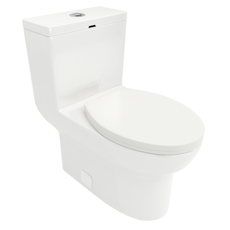 Ceramic Toilet - Construction, Dual Flush, Silent Flushing Seat High Temperature Fired, Soft Closing